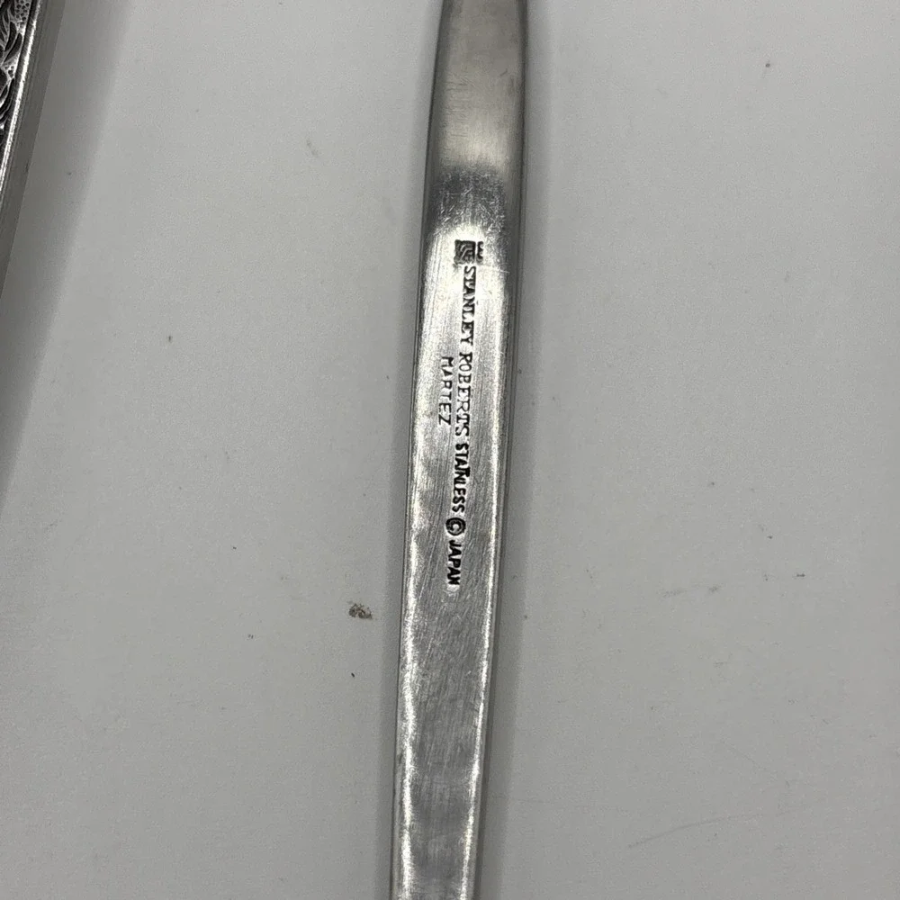 Stanley Roberts Stainless Flatware Soup Sugar Spoons Dinner Forks MARTEZ Japan